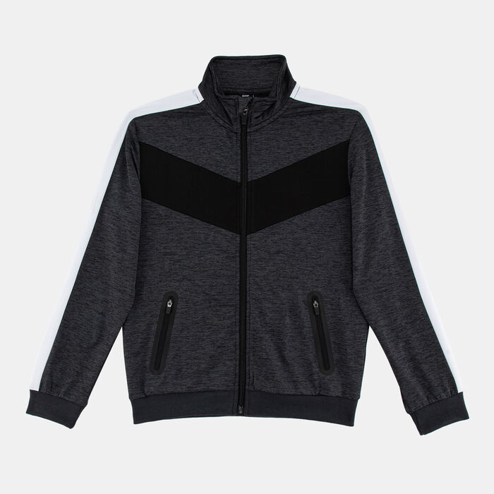Sun and Sand Sports Kids' Colourblock Bomber Jacket Grey Sun and Sand Sports Kids' Colourblock Bomber Jacket Grey image number 0