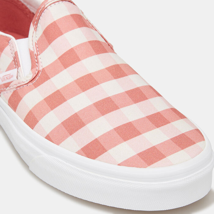 Vans Gingham Classic Slip-On Unisex Shoe Peach image number 4