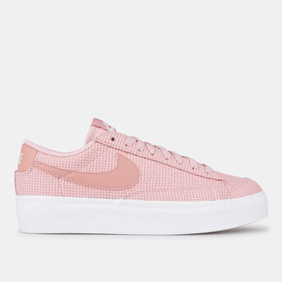 Nike Women's Blazer Low Platform Shoe Pink Nike Women's Blazer Low Platform Shoe Pink