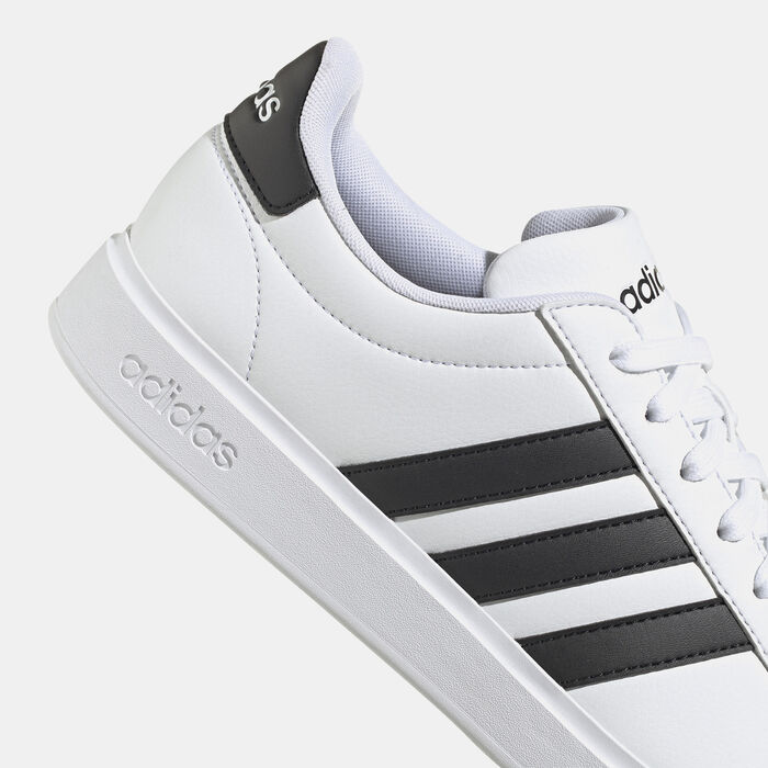 adidas Men's Grand Court Cloudfoam Comfort Shoe White adidas Men's Grand Court Cloudfoam Comfort Shoe White image number 4