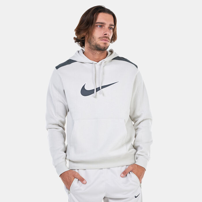 Nike Men's Sportswear Fleece Hoodie White image number 0