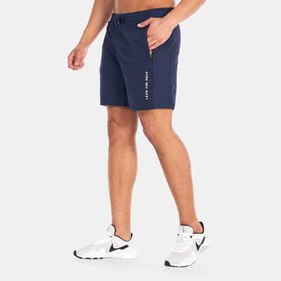 SQUATWOLF Men's Statement Ribbed Flex Shorts Blue SQUATWOLF Men's Statement Ribbed Flex Shorts Blue