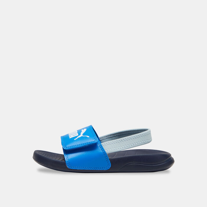 PUMA Kids' Popcat 20 Backstrap Sandals Blue PUMA Kids' Popcat 20 Backstrap Sandals Blue image number 2