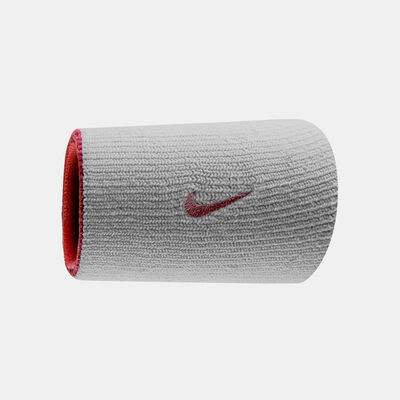 Nike Men's Dri-Fit Home & Away Doublewide Wristband Red