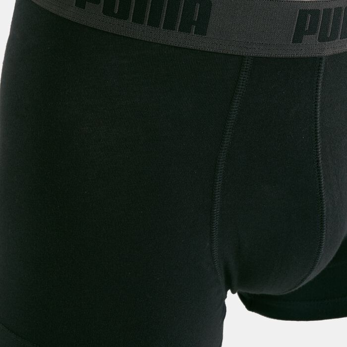 PUMA Men's Basic Boxers (2 Pack) Black PUMA Men's Basic Boxers (2 Pack) Black image number 1