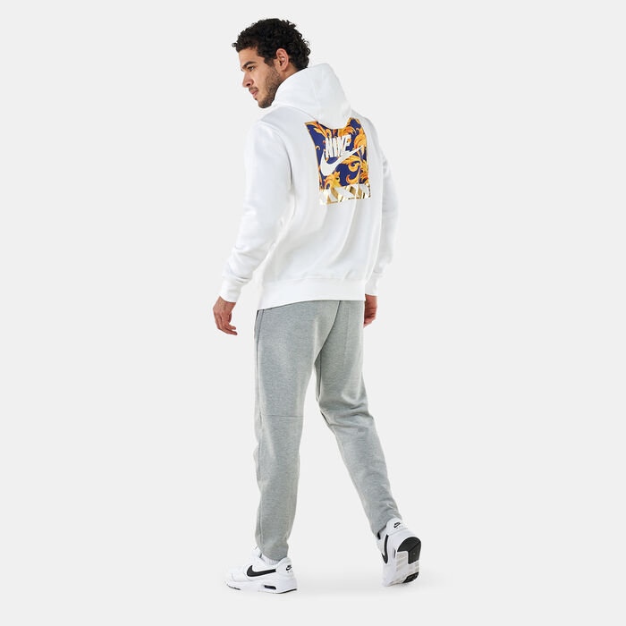 Nike Men's Sportswear Sport Inspired PK2 Pullover Hoodie White Nike Men's Sportswear Sport Inspired PK2 Pullover Hoodie White image number 2