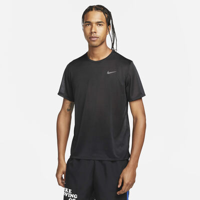 Nike Men's Dri-FIT Miler Running Top Black