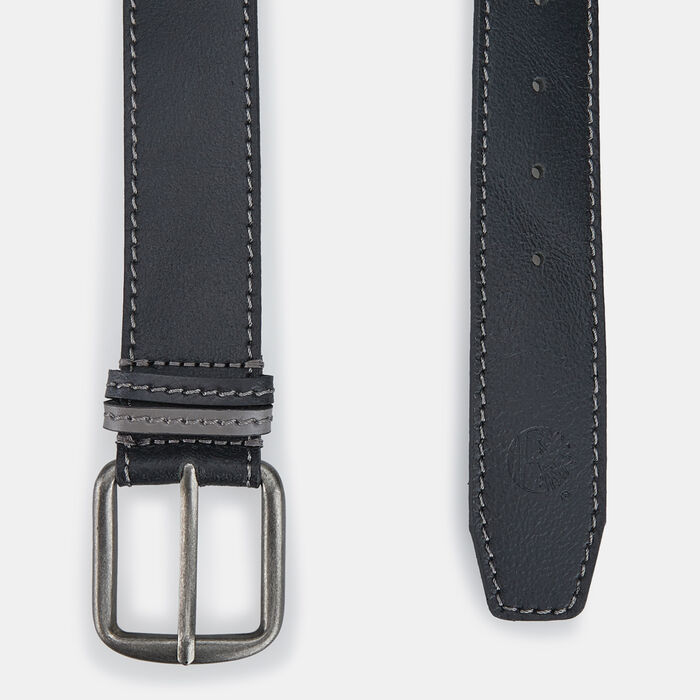 Timberland Men's Contrast Stitch Belt Black Timberland Men's Contrast Stitch Belt Black image number 1