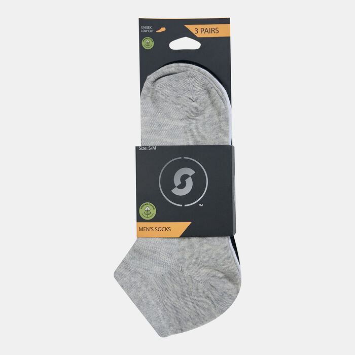 Sun and Sand Sports Quarter Cushioned Socks (3 Pack) Black image number 1
