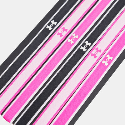 Under Armour Kids' Mini Headbands (6 Pieces) Black