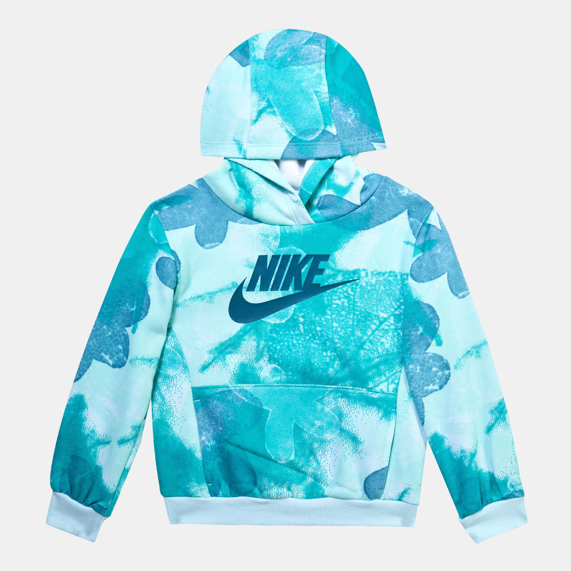 Kids Sci Dye Club Hoodie Baby and Toddler Green Nike in Qatar SSS