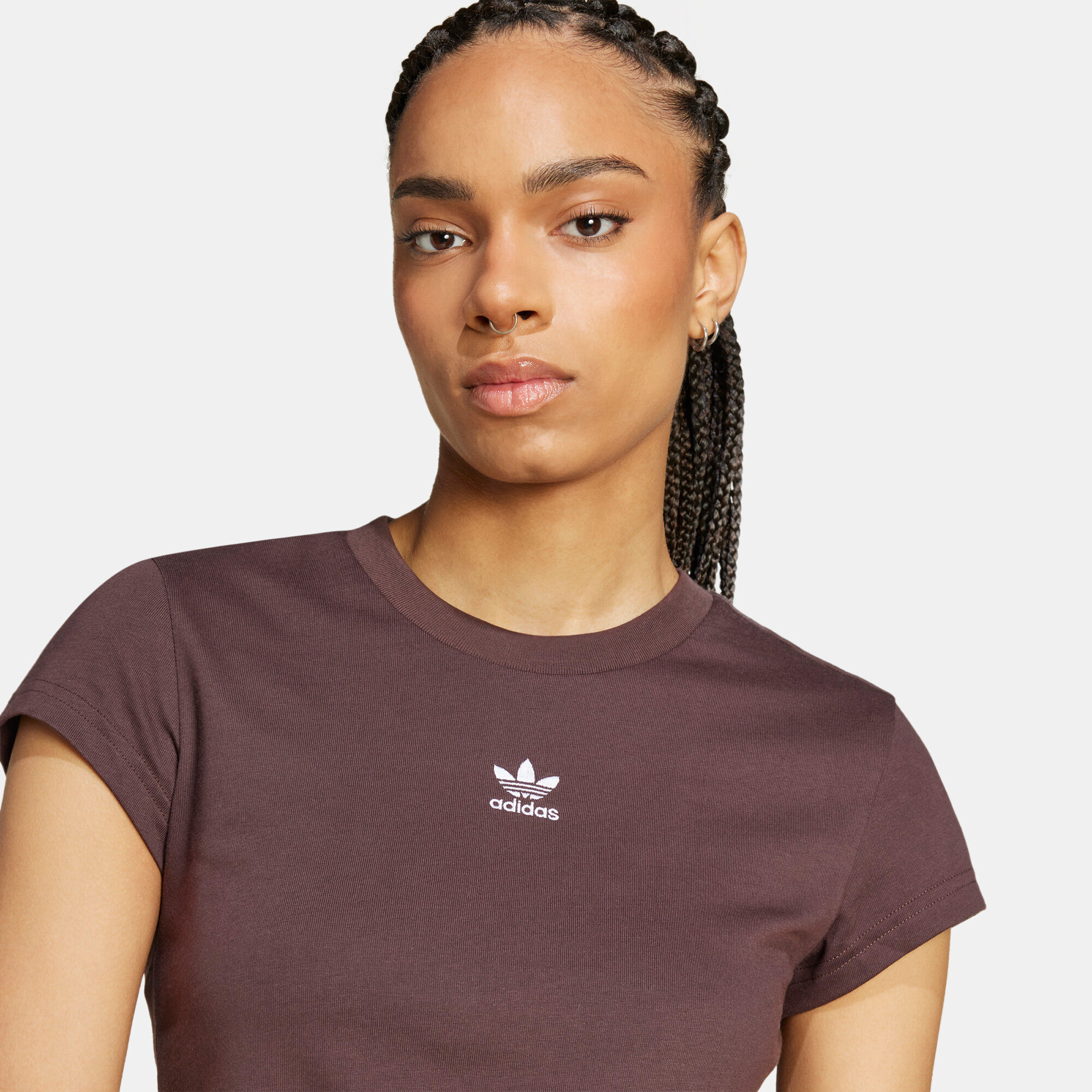 Adidas t shirt brown 2025