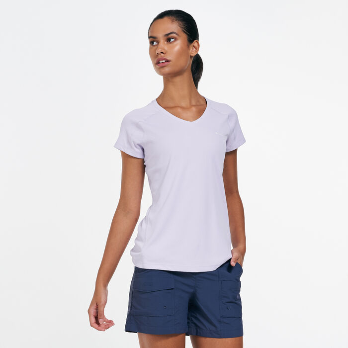 Columbia Women's Zero Rules™ T-Shirt Purple Columbia Women's Zero Rules™ T-Shirt Purple image number 0