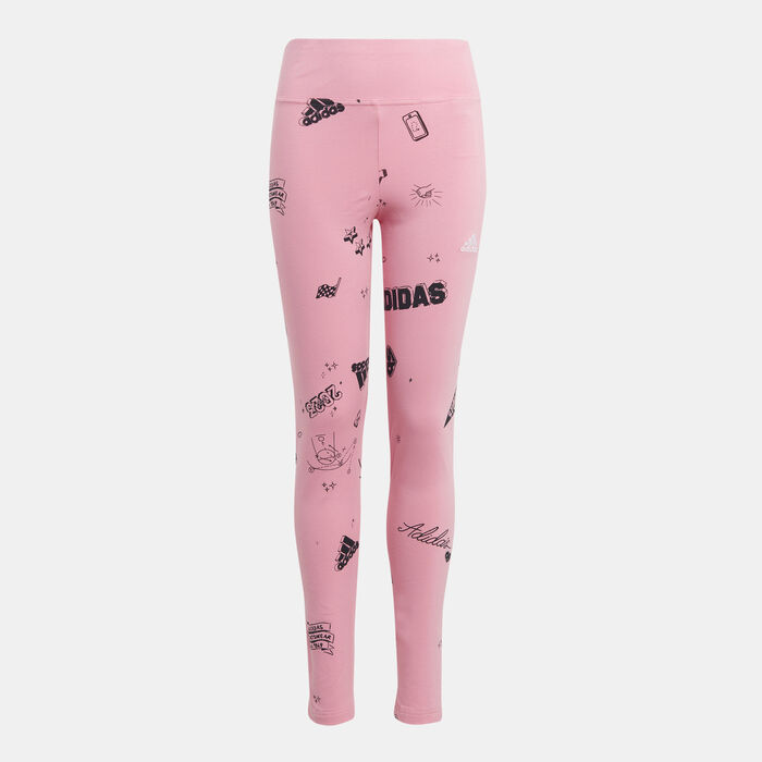 adidas Kids' Brand Love Tights Black image number 0