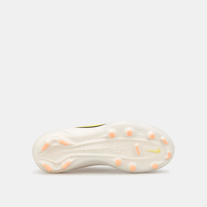 Nike Kids' Tiempo Legend 9 Academy Firm Ground Football Shoe Grey image number 3