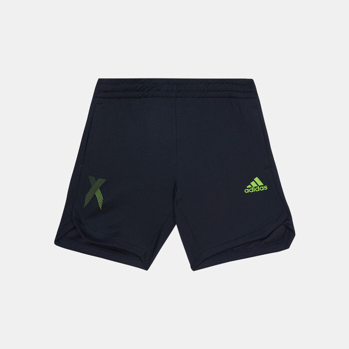 adidas Kids' Football-Inspired X Shorts Black adidas Kids' Football-Inspired X Shorts Black image number 0