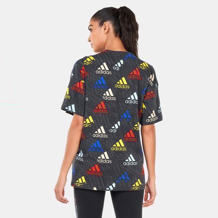 adidas Women's Essentials Boyfriend T-Shirt Multi image number 1