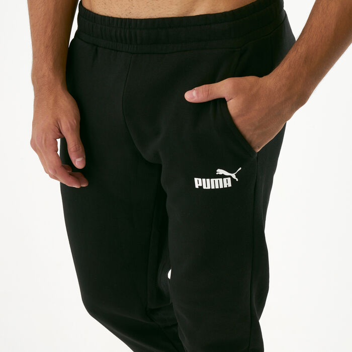PUMA Men's Essential Logo Sweatpants Black PUMA Men's Essential Logo Sweatpants Black image number 3