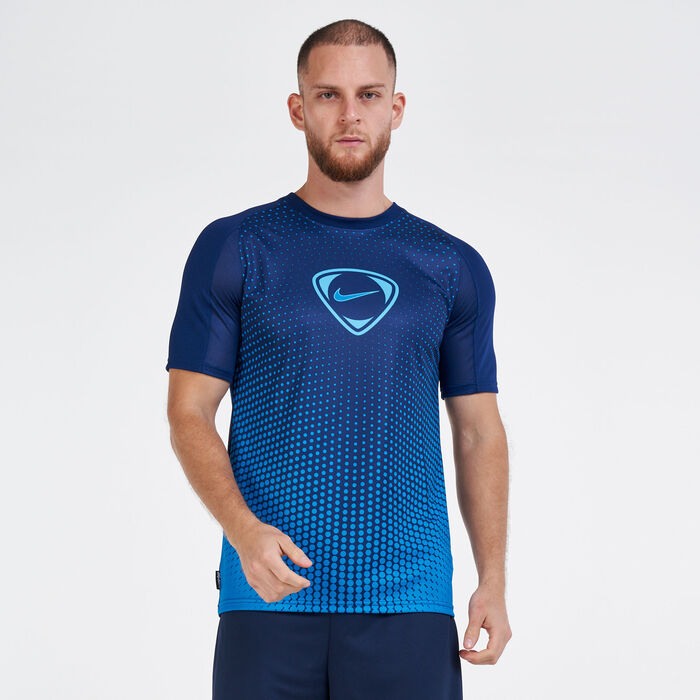 Nike Men's Dri-FIT Academy T-Shirt Blue Nike Men's Dri-FIT Academy T-Shirt Blue image number 0