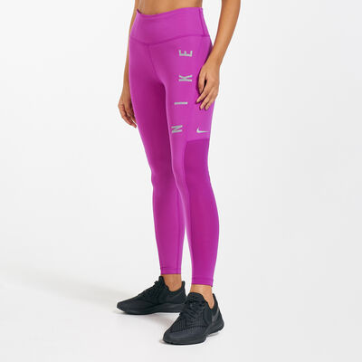 Nike Women's Epic Fast Run Division Leggings Red