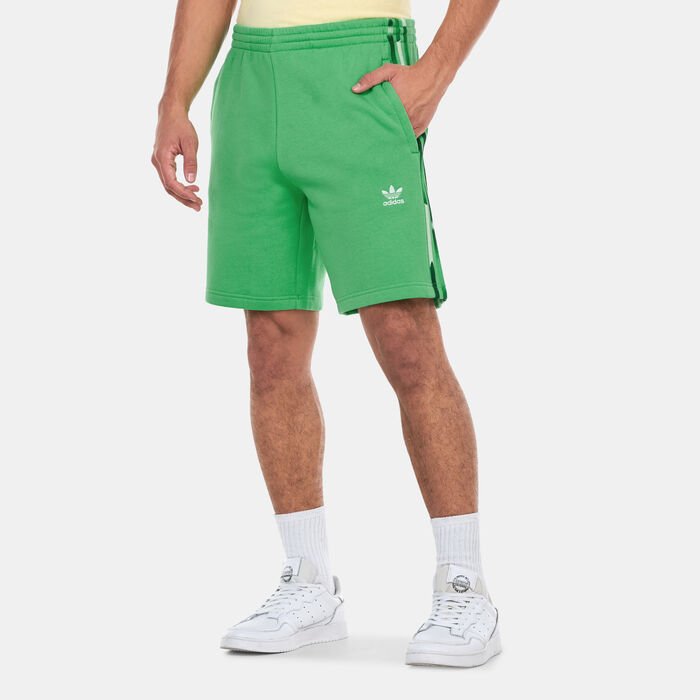 adidas Originals Men's Graphics Camo 3-Stripes Shorts Green image number 1