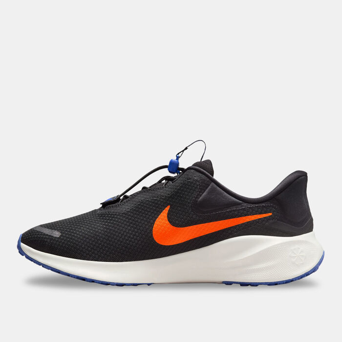 Nike Men's Revolution 7 EasyOn Road Running Shoes Black image number 2