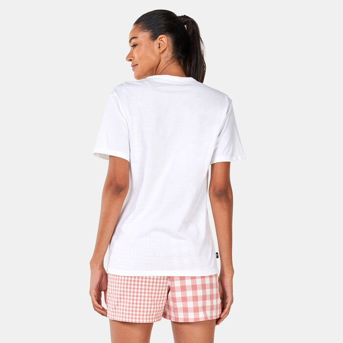 Vans Women's x Lizzie Armanto Off The Wall Pocket T-Shirt White Vans Women's x Lizzie Armanto Off The Wall Pocket T-Shirt White image number 1