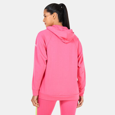PUMA Women's Modern Sports Hoodie Pink
