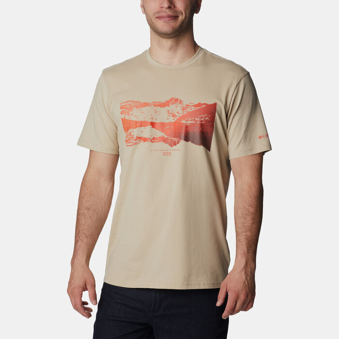 Columbia Men's Path Lake Graphic T-Shirt Beige Columbia Men's Path Lake Graphic T-Shirt Beige image number 0