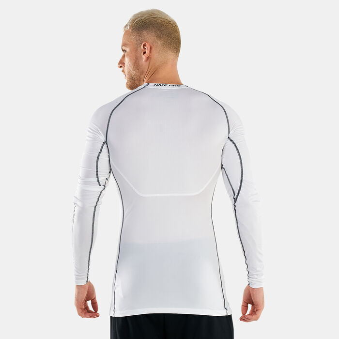 Nike Men's Pro Dri-Fit Tight T-Shirt White Nike Men's Pro Dri-Fit Tight T-Shirt White image number 1