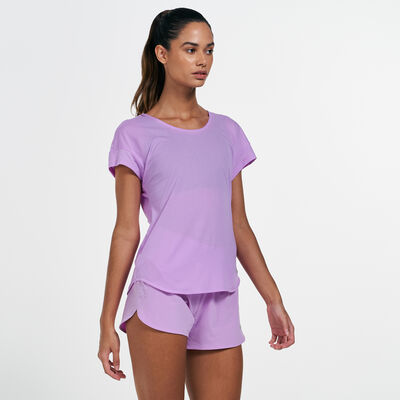 Nike Women's Breathe Cool T-Shirt Purple