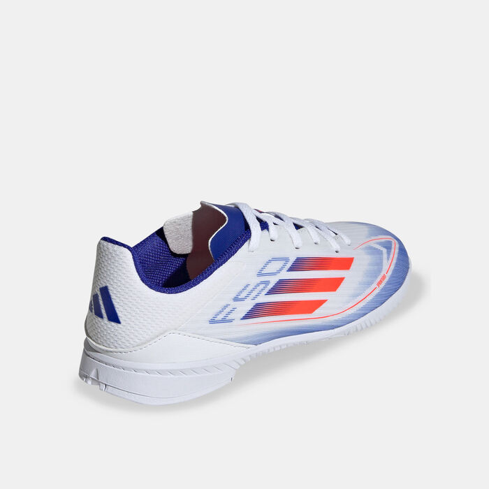 adidas Kids' F50 League Indoor Court Football Shoes White adidas Kids' F50 League Indoor Court Football Shoes White image number 2