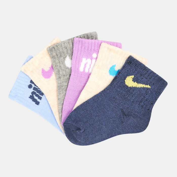 Nike Kids' From Day 1 Crew Socks - 6 Pack (Baby and Toddler) Multi image number 0