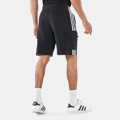 adidas Originals Men's Adicolor Classics 3-Stripes Cargo Shorts Black