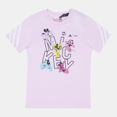 adidas Kids' Mickie Mouse T-Shirt Pink