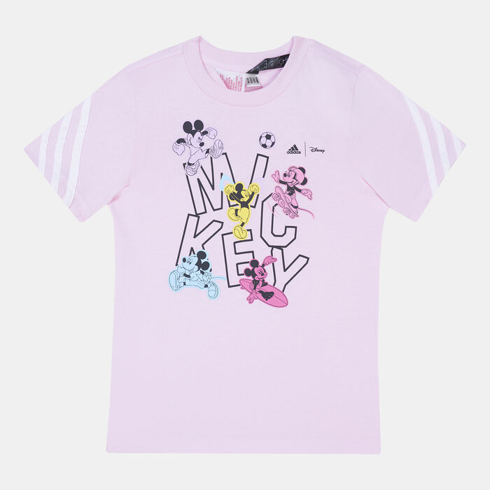 adidas Kids' Mickie Mouse T-Shirt Pink image number 0