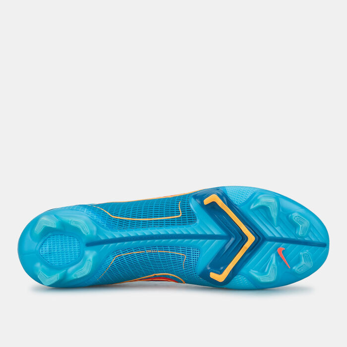 Nike Men's Mercurial Superfly 8 Elite Firm Ground Football Shoe Blue Nike Men's Mercurial Superfly 8 Elite Firm Ground Football Shoe Blue image number 4