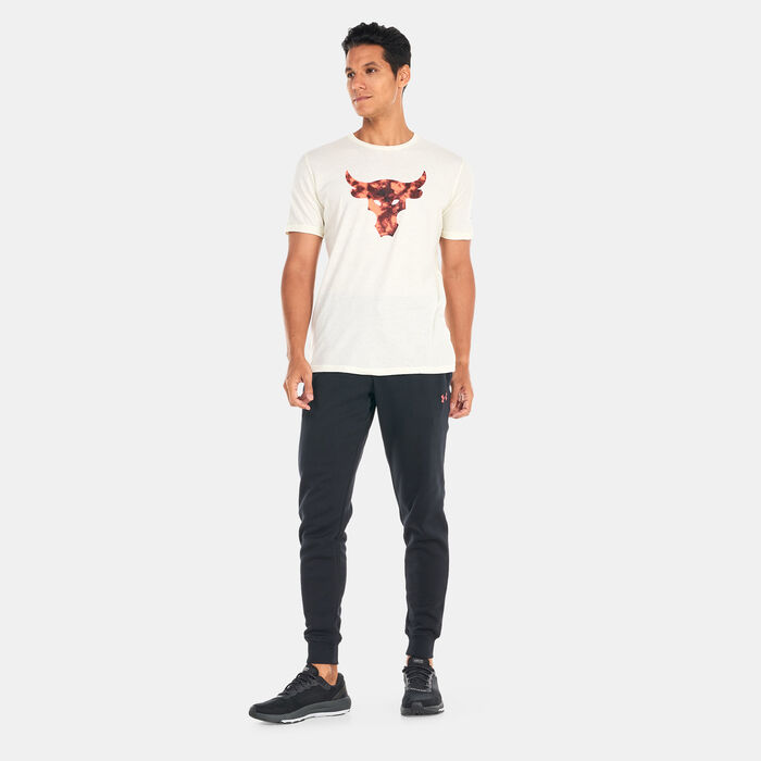 Under Armour Men's Project Rock Brahma Bull T-Shirt White Under Armour Men's Project Rock Brahma Bull T-Shirt White image number 2