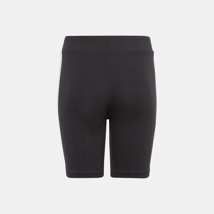 adidas Kids' Essentials 3-Stripes Bike Shorts Black adidas Kids' Essentials 3-Stripes Bike Shorts Black image number 1