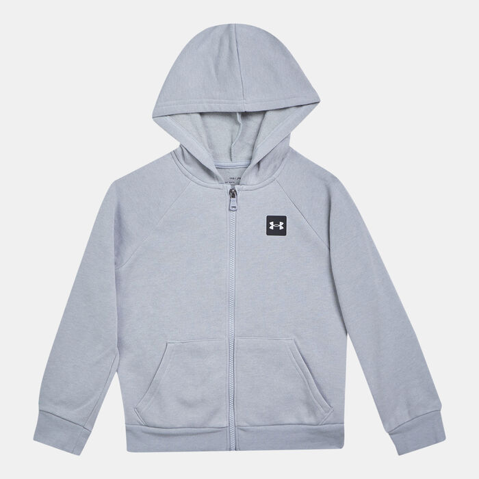 Under Armour Kids' Rival Fleece Hoodie Grey Under Armour Kids' Rival Fleece Hoodie Grey image number 0
