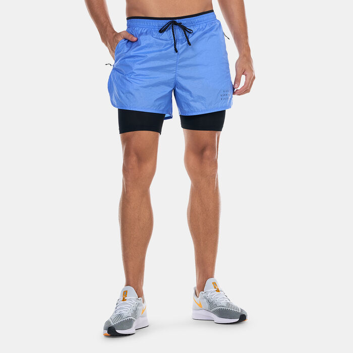 Nike Men's Running Division Repel 2-in-1 Running Shorts Blue image number 1