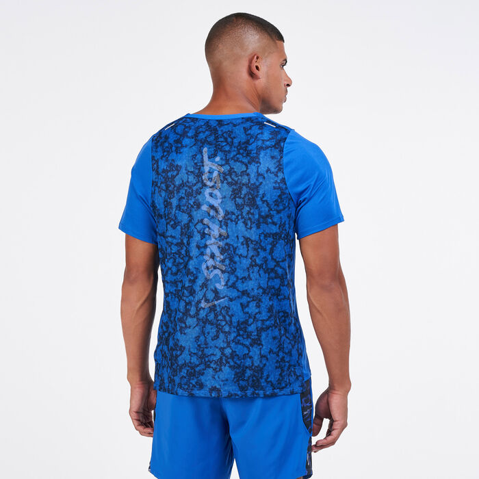 Nike Men's Rise 365 Wild Run T-Shirt Multi Nike Men's Rise 365 Wild Run T-Shirt Multi image number 1