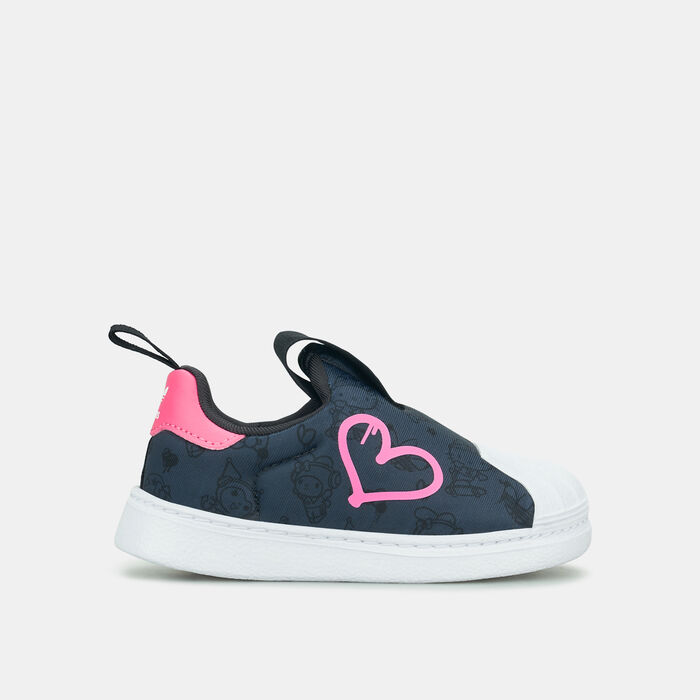 adidas Originals Kids' x Hello Kitty and Friends Superstar 360 Shoes Black adidas Originals Kids' x Hello Kitty and Friends Superstar 360 Shoes Black image number 0