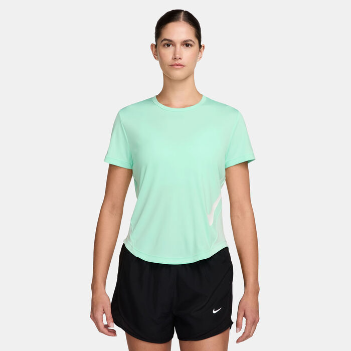 Nike Women's Tempo Swoosh Dri-FIT Running Top Green image number 0