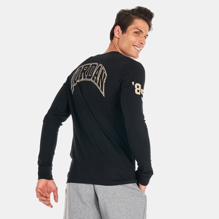 Jordan Men's Holiday Long-Sleeve T-Shirt Black Jordan Men's Holiday Long-Sleeve T-Shirt Black image number 1