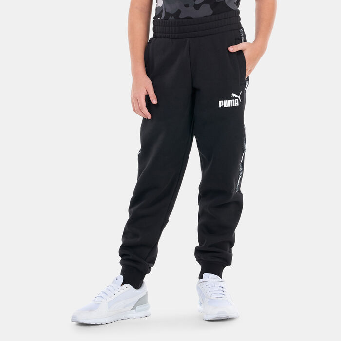 PUMA Kids' Essentials+ Camo Tape Sweatpants Black PUMA Kids' Essentials+ Camo Tape Sweatpants Black image number 0