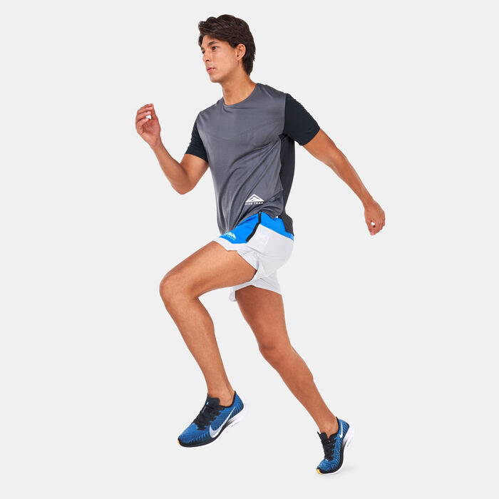 Nike Men's Dri-FIT Trail Flex Stride 5 Shorts Grey image number 2