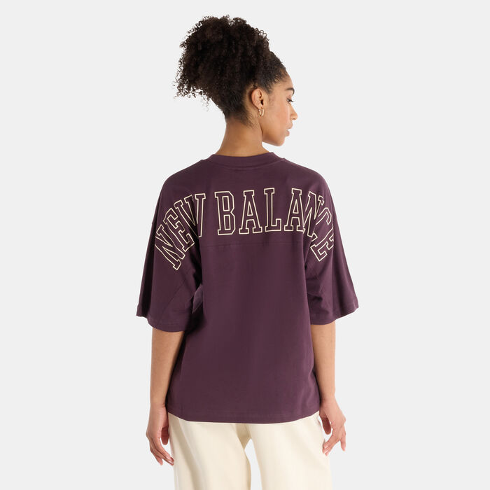 New Balance Women's Graphic T-Shirt Purple image number 1