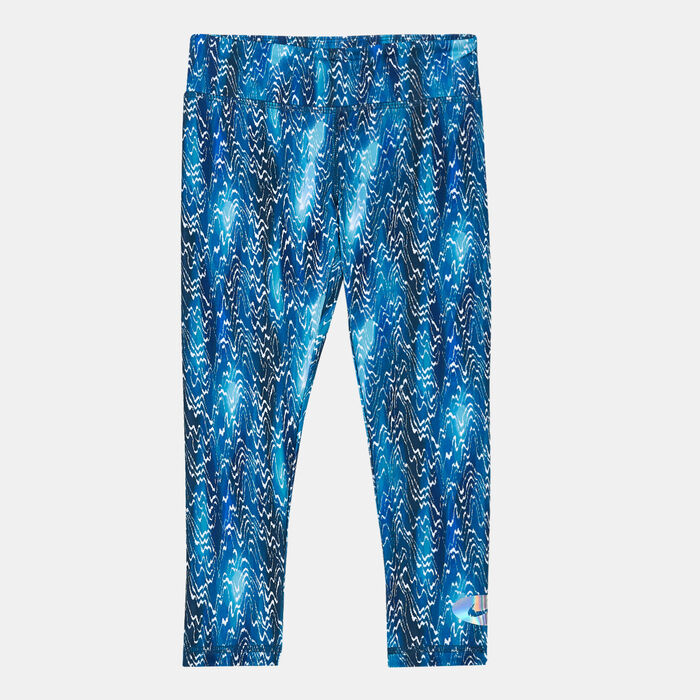 Nike Kids' Icon Clash Printed Leggings Blue image number 0