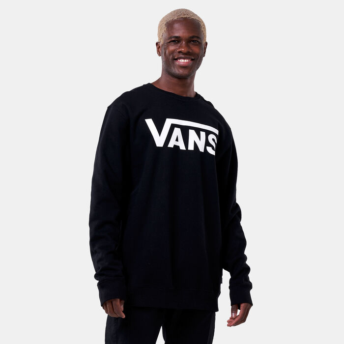 Vans Men's Classic Crew Sweatshirt Black Vans Men's Classic Crew Sweatshirt Black image number 0
